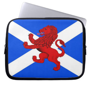 Vildsint lejon / Skottlands flagga / Elektronisk v Laptop Sleeve