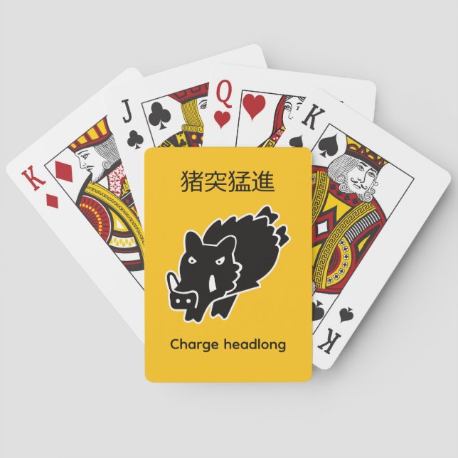 Vildsvin Casinokort (Baksidan)