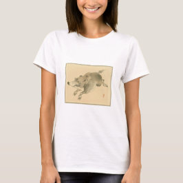 Vildsvin (japansk konst) (av Kono Bairei) T Shirt