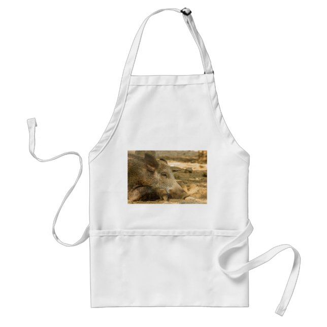 vildsvin på standardförkläde förkläde (Framsidan)