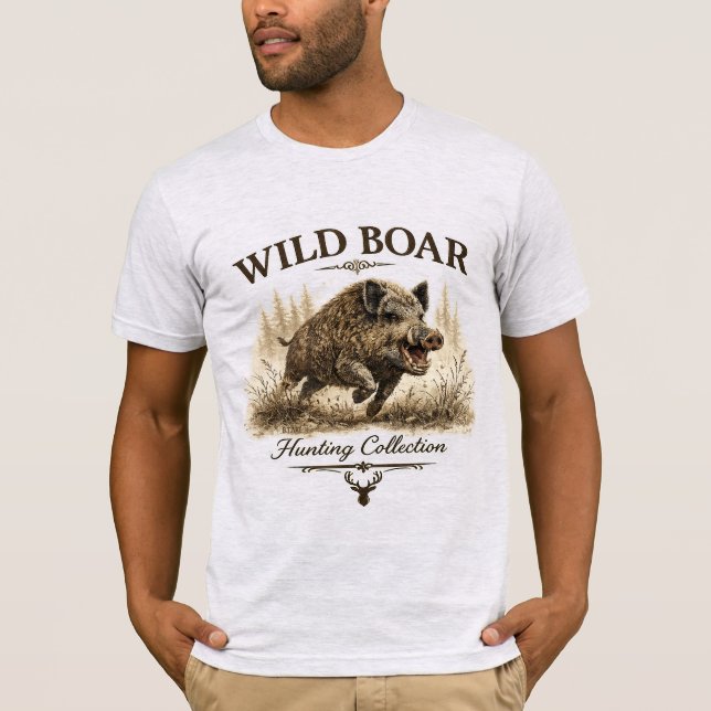 Vildsvin T Shirt (Framsida)