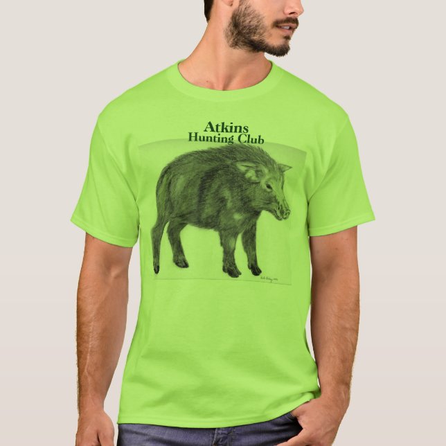 Vildsvinskjorta T-shirt (Framsida)