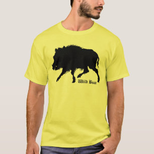 VildsvinT-tröja från antik tysk gravyr Tee Shirt