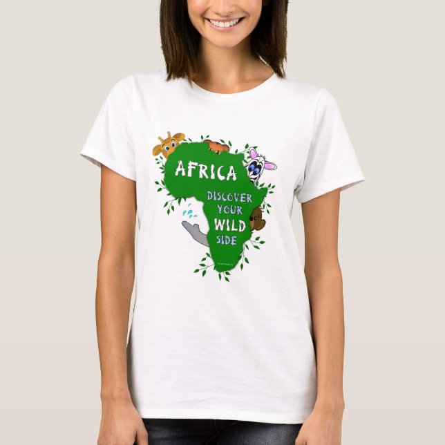 Vildt Afrika T-shirt (Framsida)