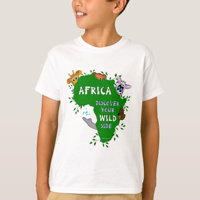 Vildt Afrika T Shirt (Framsida)