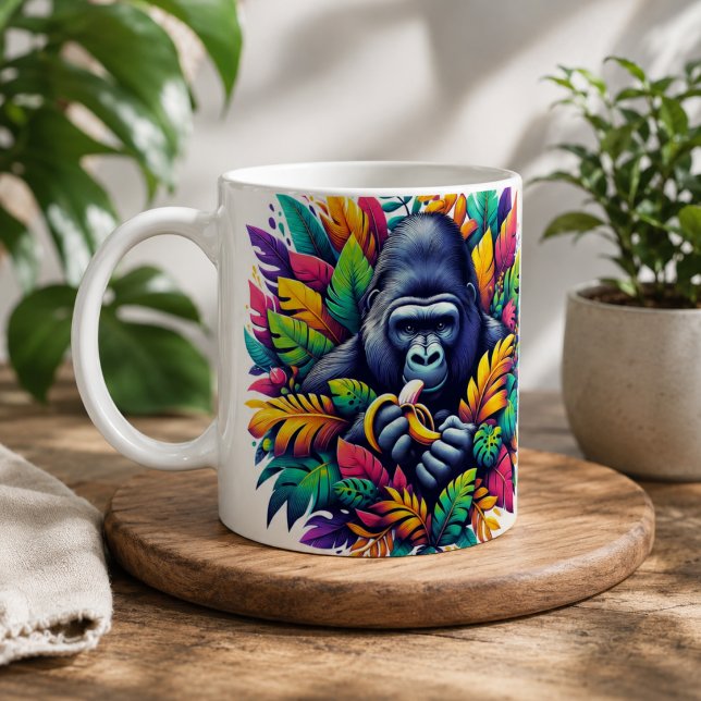 Vildt cool gorillamugg kaffemugg (Wildly Cool Gorilla Mug)