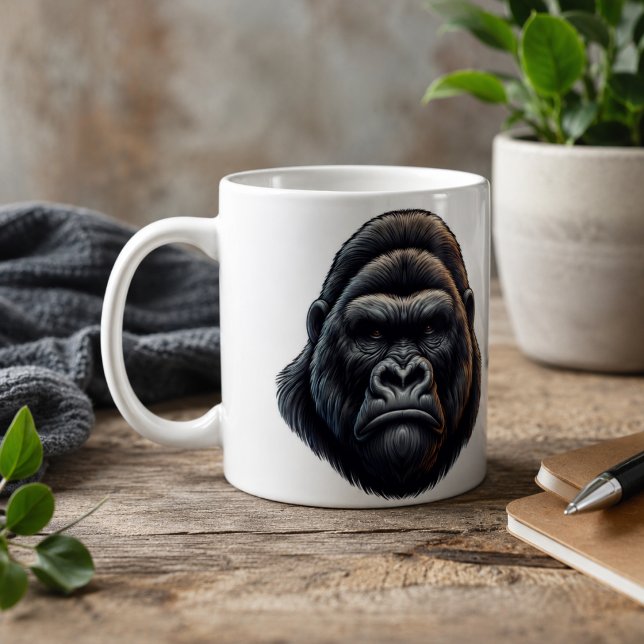 Vildt cool gorillamugg kaffemugg (Wildly Cool Gorilla Mug)