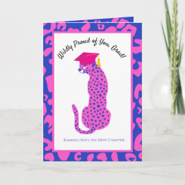 Vildt stolt Nästa kapitel Rosa Leopard Examen Kort