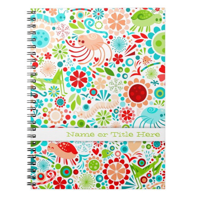 Vildvärld Anteckningsbok Med Spiral (Framsidan)