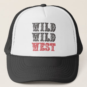Vildvilda western! - Rött Truckerkeps
