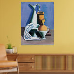 Vilhelm Lundstrom's painting with Watering Can, Poster<br><div class="desc">Arrangement with Watering Can,  Towel and Jars still life painting by Vilhelm Lundstrom,  1929.</div>