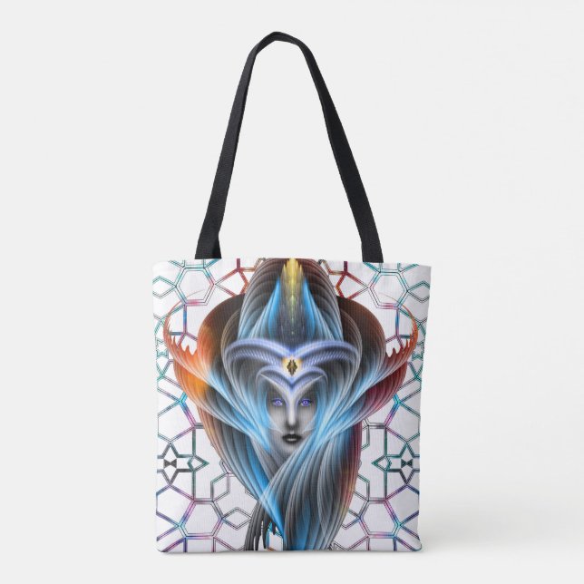 Vilka drömmar görs av GeomatCLR Tote Bag? Tygkasse (Baksida)