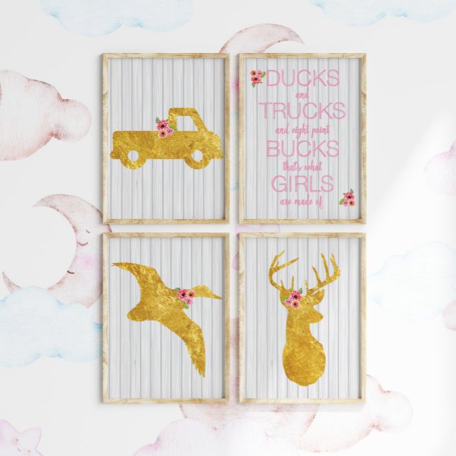 Vilka flickor är tillverkade av Nursery Art-skriva Poster (Skapare uppladdad)