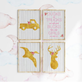 Vilka flickor är tillverkade av Nursery Art-skriva Poster