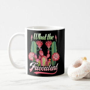 Vilka fuktade Cactus Succulents-växter Kaffemugg