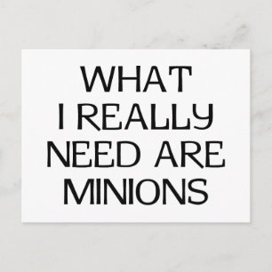 Vilka Minions Vykort