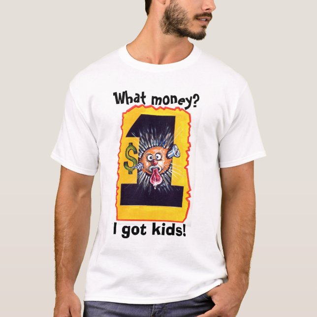 vilka pengar? tee shirt (Framsida)