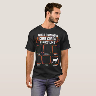 Vilken ägandekäppCorso hund ser den lika roliga T Shirt