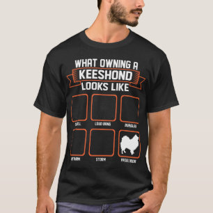 Vilken ägandeKeeshondhund ser den lika roliga T Shirt