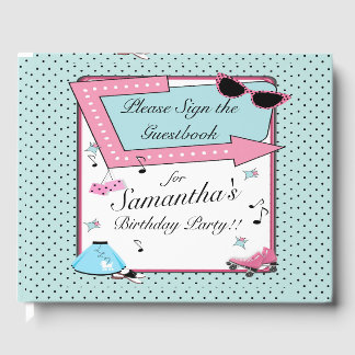 Vilken ålder som helst, 1950 års Retro Birthday Gu Gästböcker