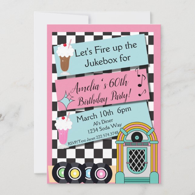 Vilken ålder som helst, 1950:s inbjudan till Midda (Framsida)