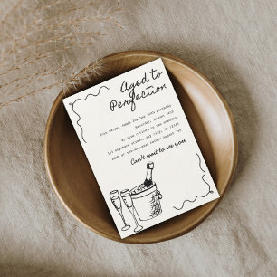 Vilken ålder som helst, åldras till perfekt födels inbjudningar