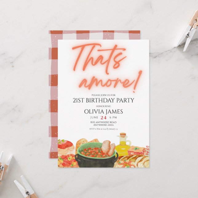 Vilken ålder som helst som fyller år inbjudningar (Fram/Back In Situ)