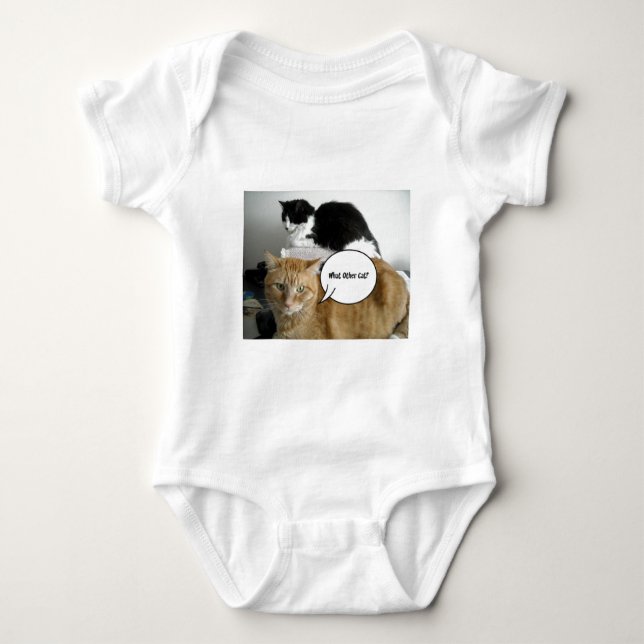 Vilken annan katt/Orange Tabby Humor? T Shirt (Framsida)