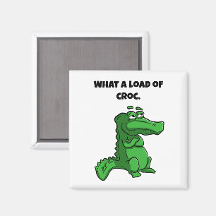 Vilken belastning av Croc Funny Alligator-Tecknad Magnet