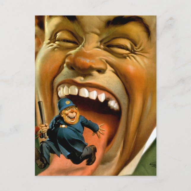 Vilken bisarr! vykort (Framsida)