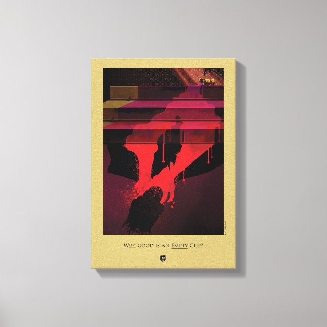 Vilken Bra är ett tomt Kopp? Canvastryck (Framsida)