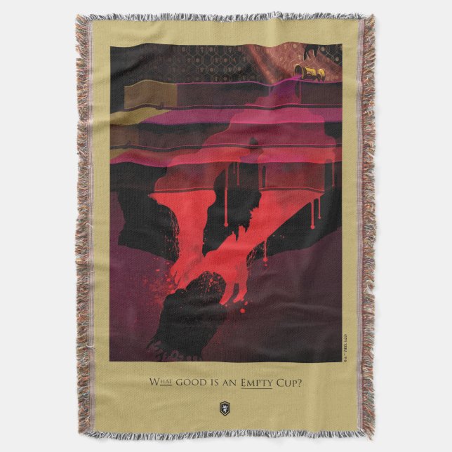 Vilken Bra är ett tomt Kopp? Filt (Framsidan Vertikal)