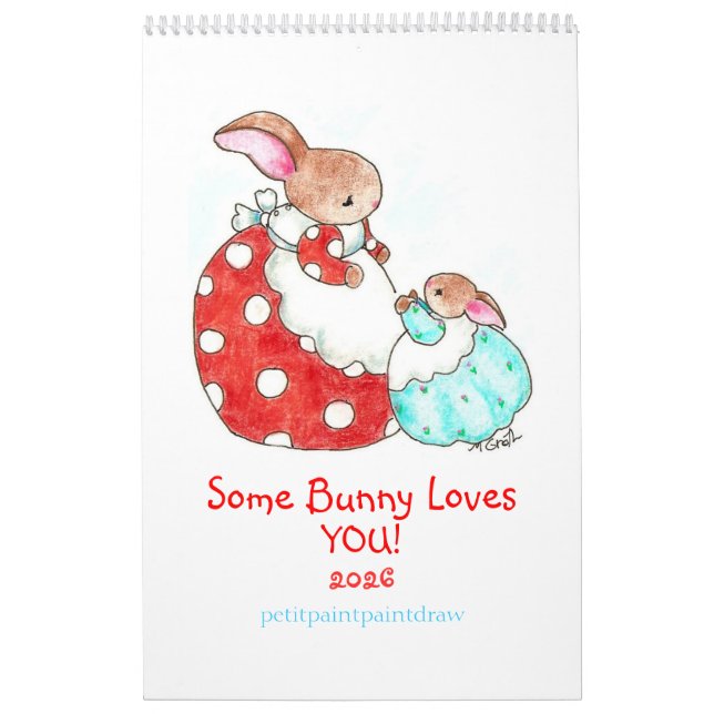 Vilken Bunny Kärlek du! Kalender 2026 (Omslag)
