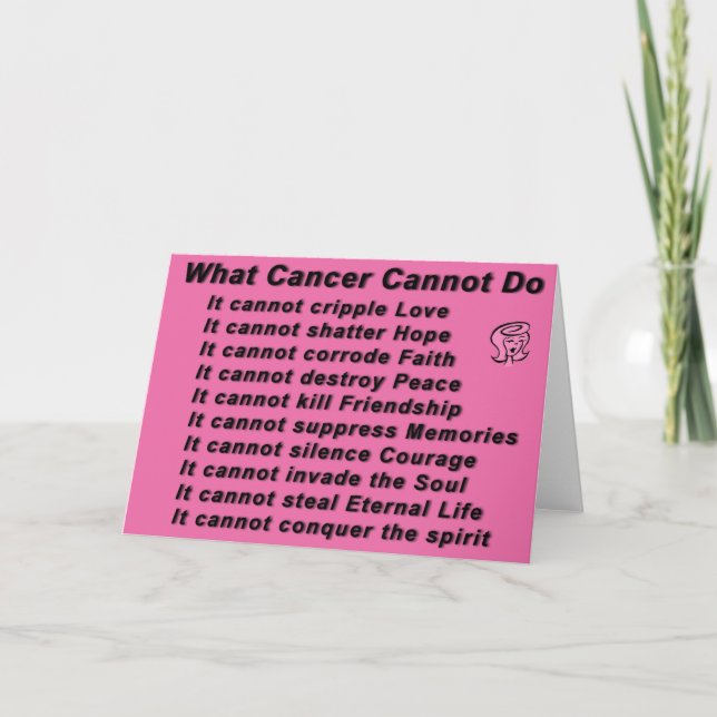 vilken cancer inte kan göra kort (Framsida)