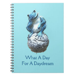 Vilken dag för en dagdröm? anteckningsbok med spiral