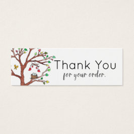 Vilken dag som helst nu, Tack Märkre Litet Visitkort