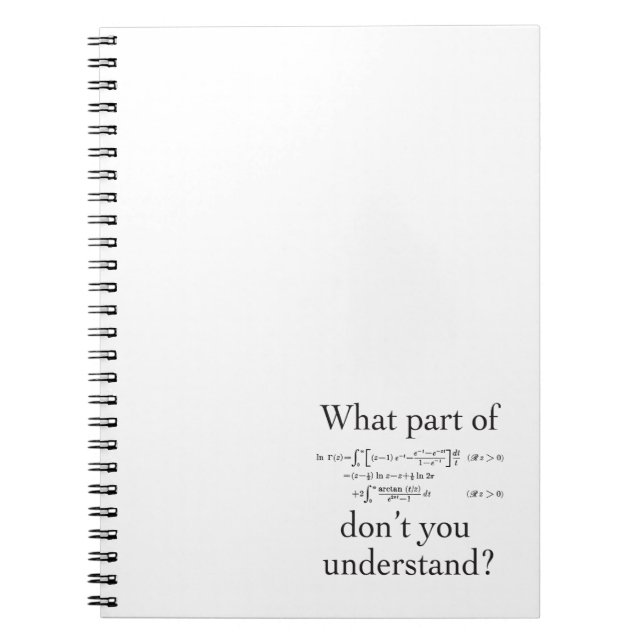 Vilken del av…? anteckningsbok med spiral (Framsidan)