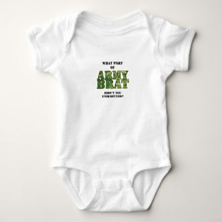 Vilken del av armébraten inte förstod du? t-shirt