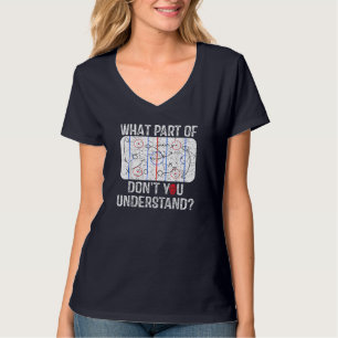 Vilken del av att inte förstå Lusj Hockey Mamma T Shirt