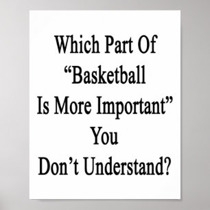 Vilken del av basket är viktigare än du gör poster
