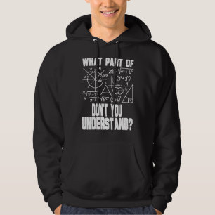 Vilken del av begripa du inte? hoodie