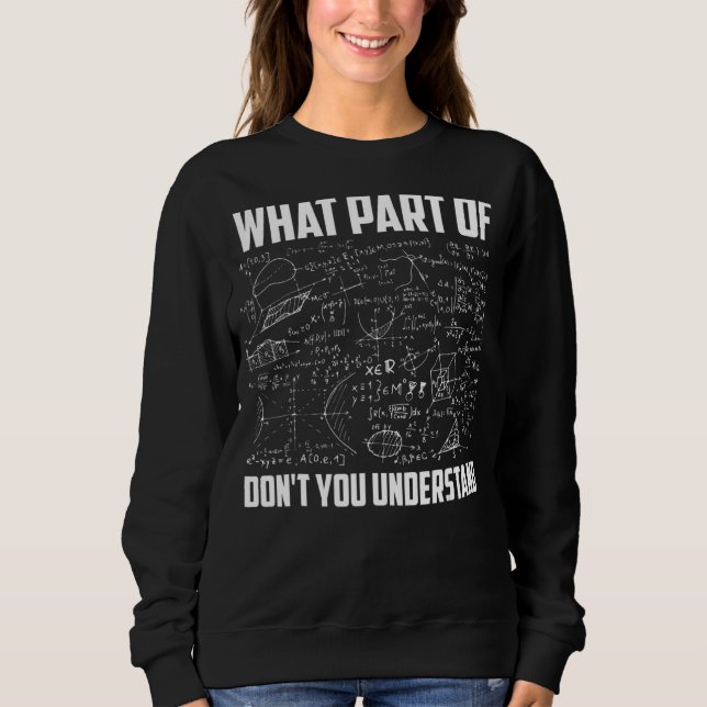 Vilken del av begripa du inte? t shirt (Framsida)