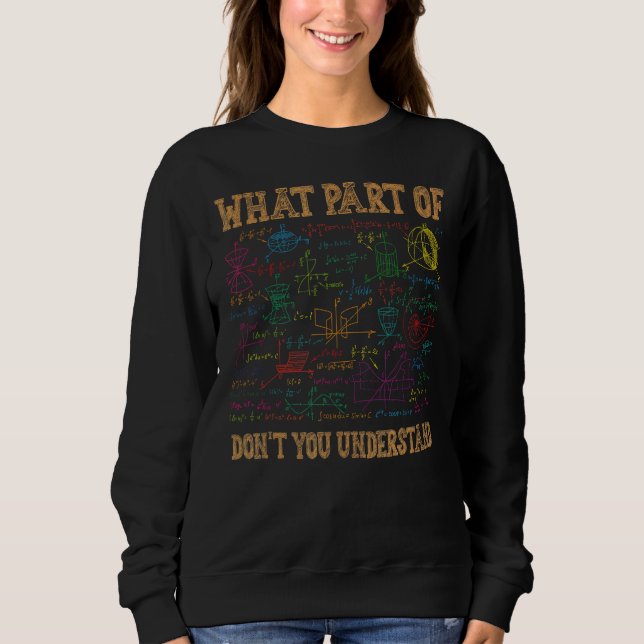 Vilken del av begripa du inte? t shirt (Framsida)