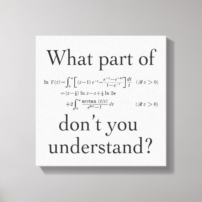 Vilken del av... canvastryck (Framsida)