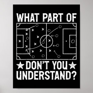 Vilken del av det förstår du inte fotbollstränare poster