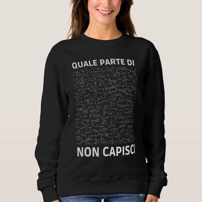 Vilken del av dig som inte förstår matematik Tea T Shirt (Framsida)