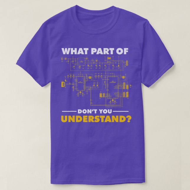 Vilken del av donationen du förstår elektricitet t shirt (Design framsida)