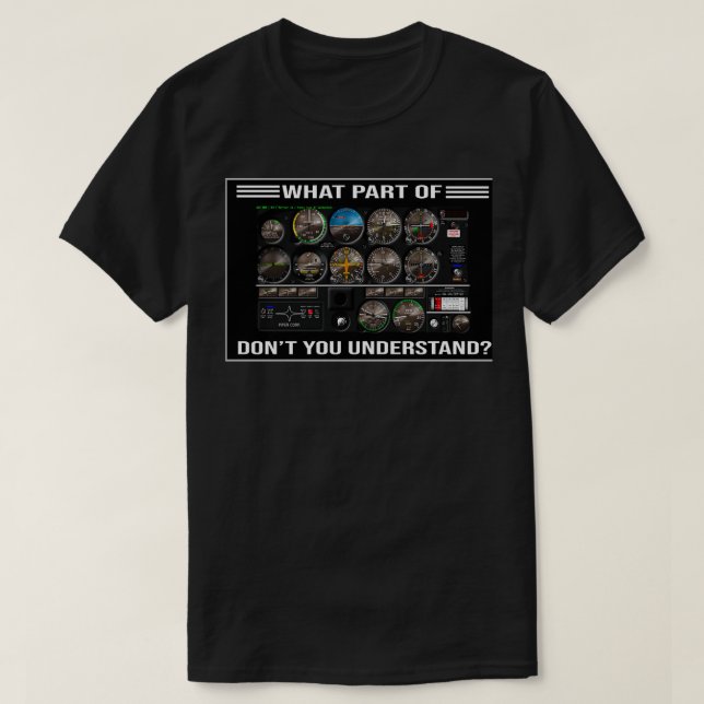 Vilken del av donet du förstår t shirt (Design framsida)