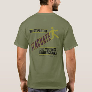 Vilken del av Evacuate Akut Manager T-Shirt
