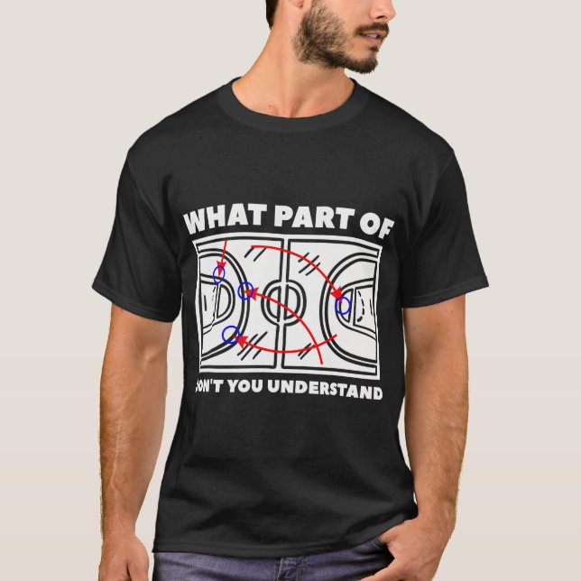 Vilken del av förstår du inte Basketball Playe? T Shirt (Framsida)